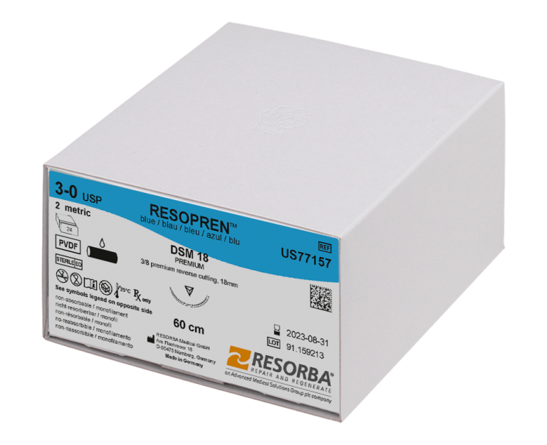 USA > Wound Closure > Non Absorbable Sutures > RESOPREN® - RESORBA®